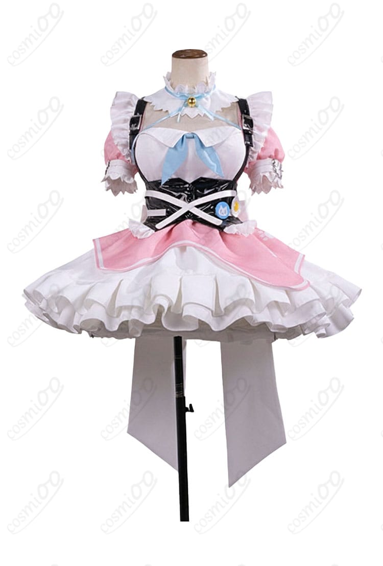 猫メイド衣装 正面フルビュー|結城さくな コスプレ