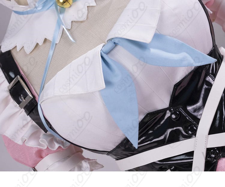 胸元リボン装飾ディテール|結城さくな コスプレ 胸飾り