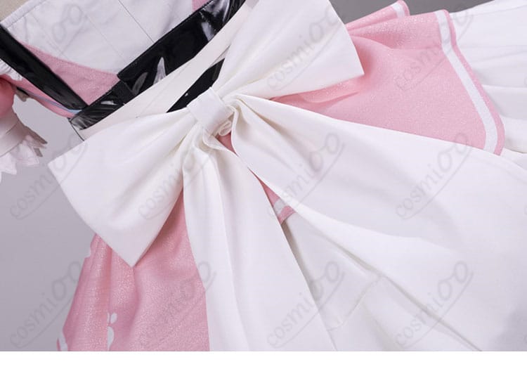 白い背面リボン・大きめ蝶結び装飾|結城さくな コスプレ衣装