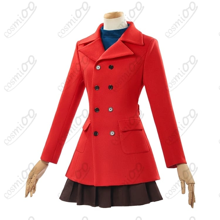 新世紀エヴァンゲリオン 惣流・アスカ・ラングレー コート姿 コスプレ衣装｜高品質フルセット - 2枚目の画像