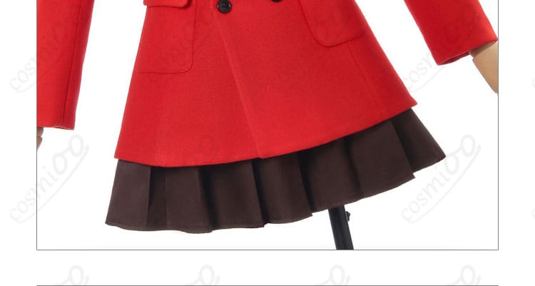 アスカ コート姿 スカート裾デザイン細部|動きやすく美しいライン