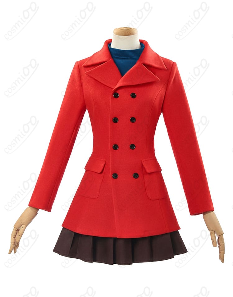 アスカ コスプレ衣装 コート姿 正面デザイン|高再現・イベント向け