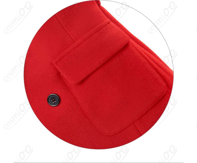 アスカ コスプレコート 衣袋(ポケット)装飾細部|使いやすく美しい仕上げ