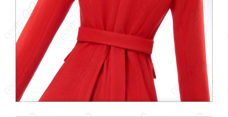 アスカ コート姿 腰帯(ベルト)装飾ディテール|シルエット調整可