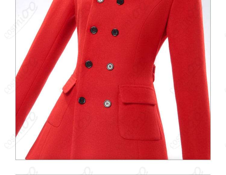 アスカ コート衣装 前立てボタン装飾|シンプルで上品なデザイン