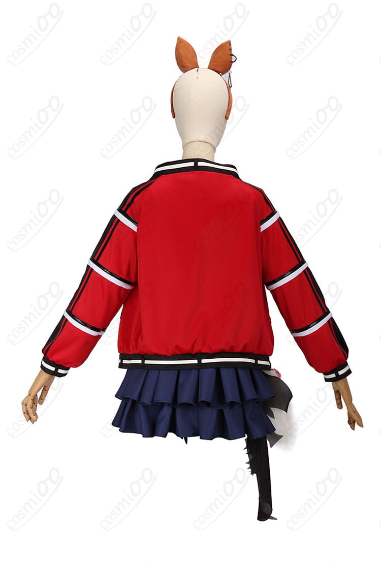 ウマ娘 エスポワールシチー 勝負服 コスプレ衣装|背面全身画像・細部まで再現