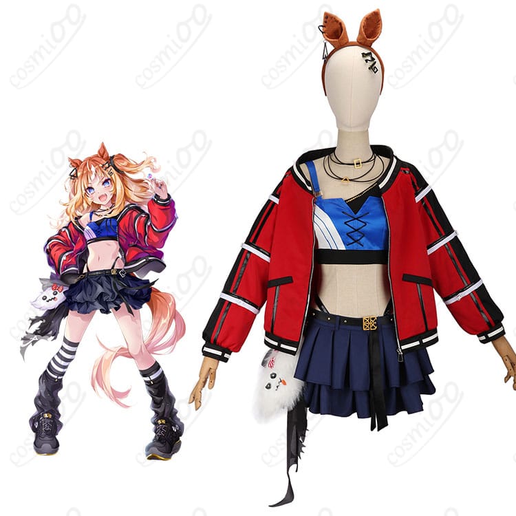 ウマ娘 エスポワールシチー 勝負服 コスプレ衣装|キャラクターイラストと衣装デザイン紹介