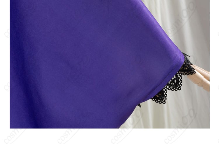 和の心・ダーク 浴衣 袖部分の縫製・装飾ディテール|質感が伝わるアップ画像