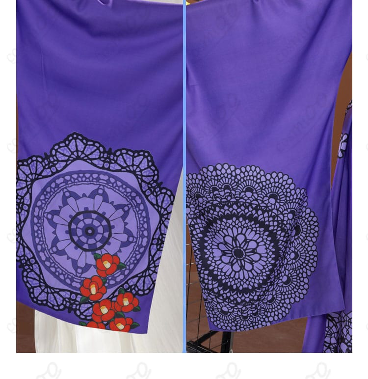 アイカツ!藤堂ユリカ 浴衣 袖口の和柄装飾ディテール|高級感のある仕上がり