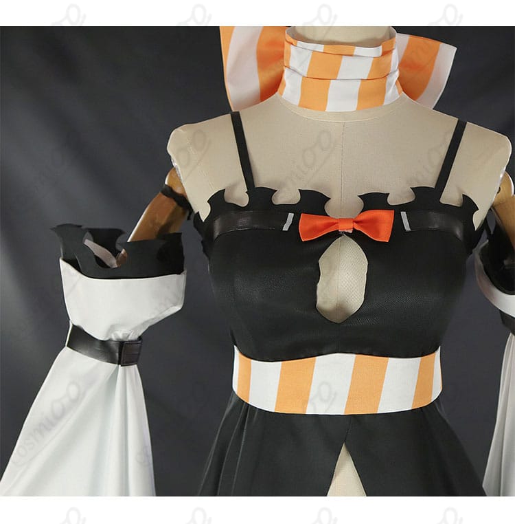 ガチアクタ アモ・エンプール 衣装の襟元装飾細部|デザインの質感がよく分かるアップ