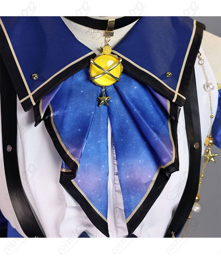 南ことり コスプレ衣装 衣襟装飾の細部アップ ガーリーなデザイン