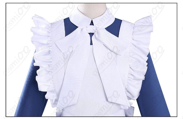 メイド服のリボンタイ・襟元装飾ディテール画像