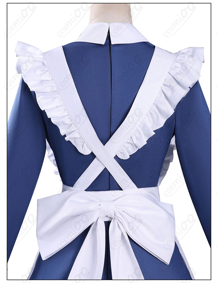 メイド服 背面装飾ディテール画像|コスプレ衣装 高品質仕上げ