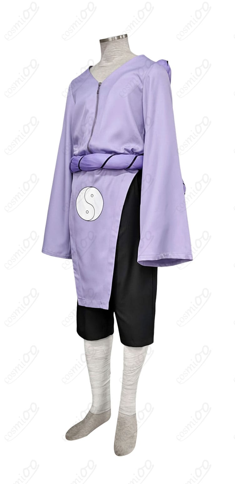 NARUTO 君麻呂 コスプレ衣装 側面画像|シルエット・帯や装飾の見やすい角度