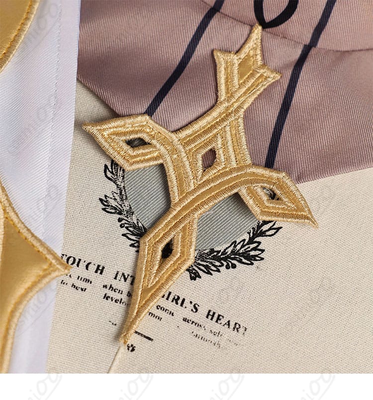 原神 ナベリウス コスプレ衣装 领口アイコン装飾|細部まで丁寧に再現