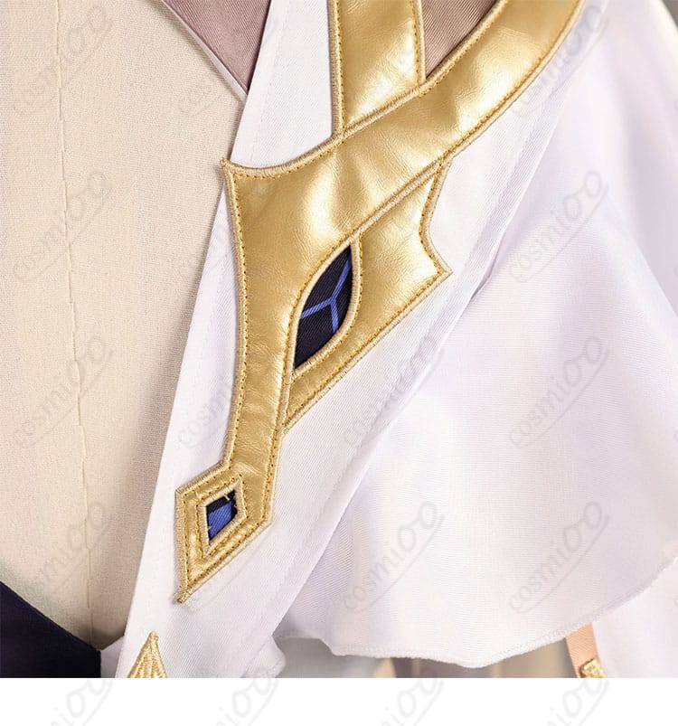 原神 ナベリウス コスプレ衣装 斜襟デザイン詳細|美しいラインを再現