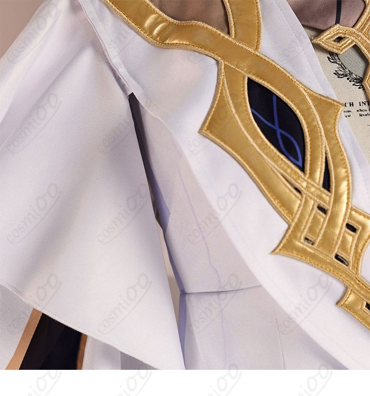 原神 ナベリウス コスプレ衣装 衣襟ディテール|高品質素材を使用