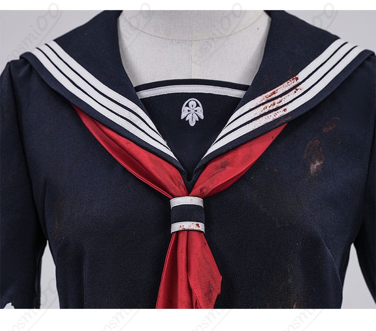 サイレントヒルf 深水雛子 制服コスプレ 赤いリボン装飾|ポイントの可愛いアクセント