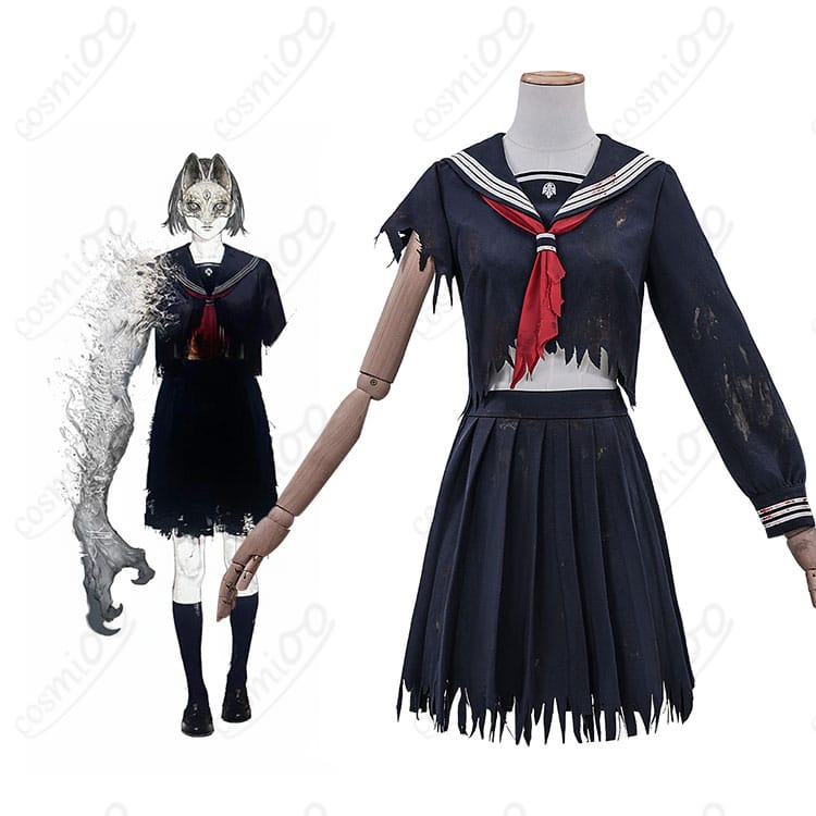 サイレントヒルf 深水雛子 コスプレ衣装とキャラクターの比較画像|制服デザインを高再現