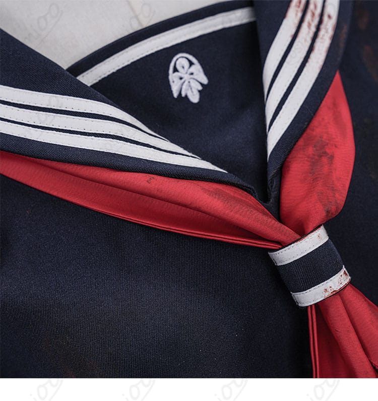 サイレントヒルf 深水雛子 制服コスプレ 衿・ネック装飾詳細|細部までこだわったデザイン