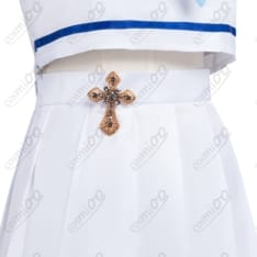 ソードアート・オンライン アスナ 夏セーラー服 コスプレ衣装｜高品質フルセット - 3枚目の画像（サムネイル）