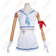 ソードアート・オンライン アスナ 夏セーラー服 コスプレ衣装｜高品質フルセット - 1枚目の画像（サムネイル）