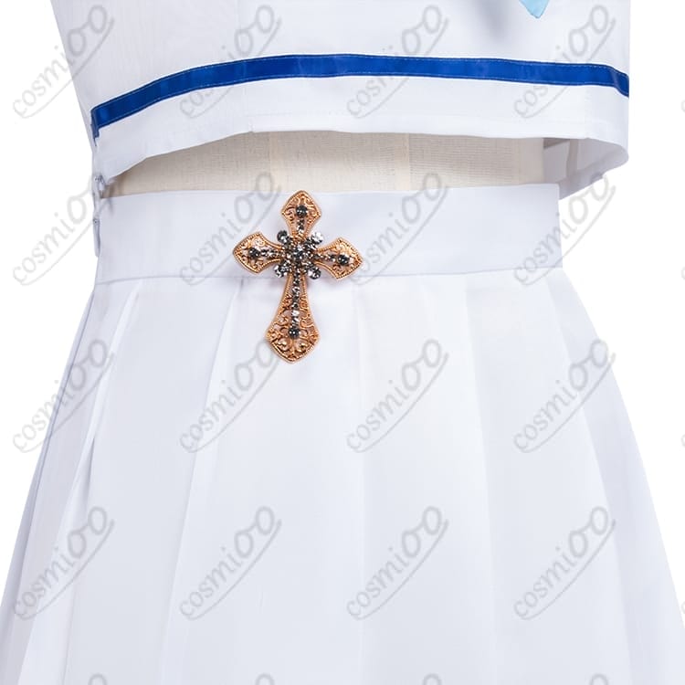 ソードアート・オンライン アスナ 夏セーラー服 コスプレ衣装｜高品質フルセット - 3枚目の画像