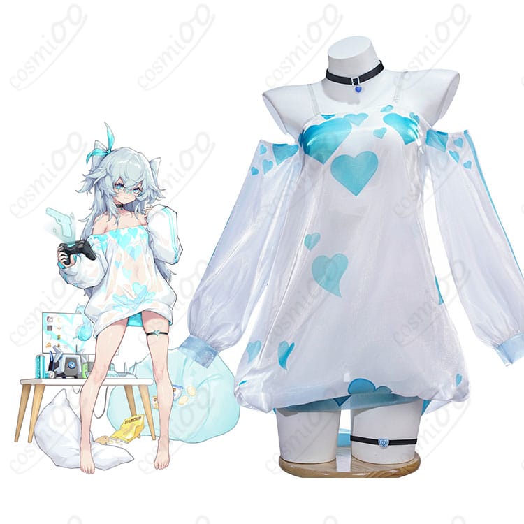 商品服装とキャラクター比較画像|PA-15 とろろもち コスプレ衣装