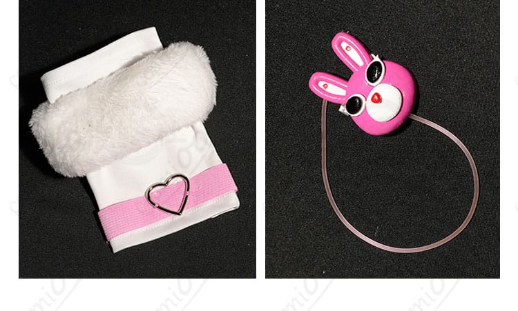 ミルク コスプレ小物・アクセサリー詳細|バニー衣装 フルセット