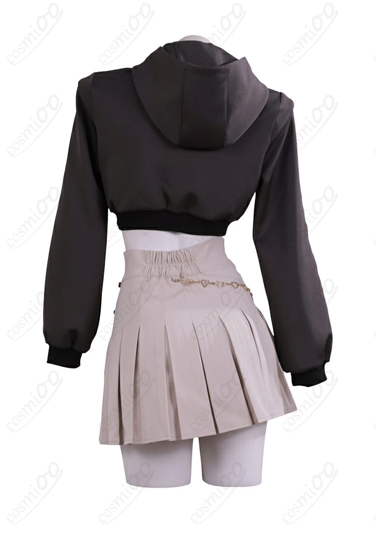 さくらみこ パーカー背面 ディテール確認