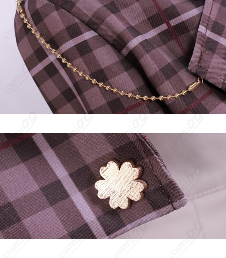 さくらみこ コスプレ外套 肩ボタン装飾ディテール