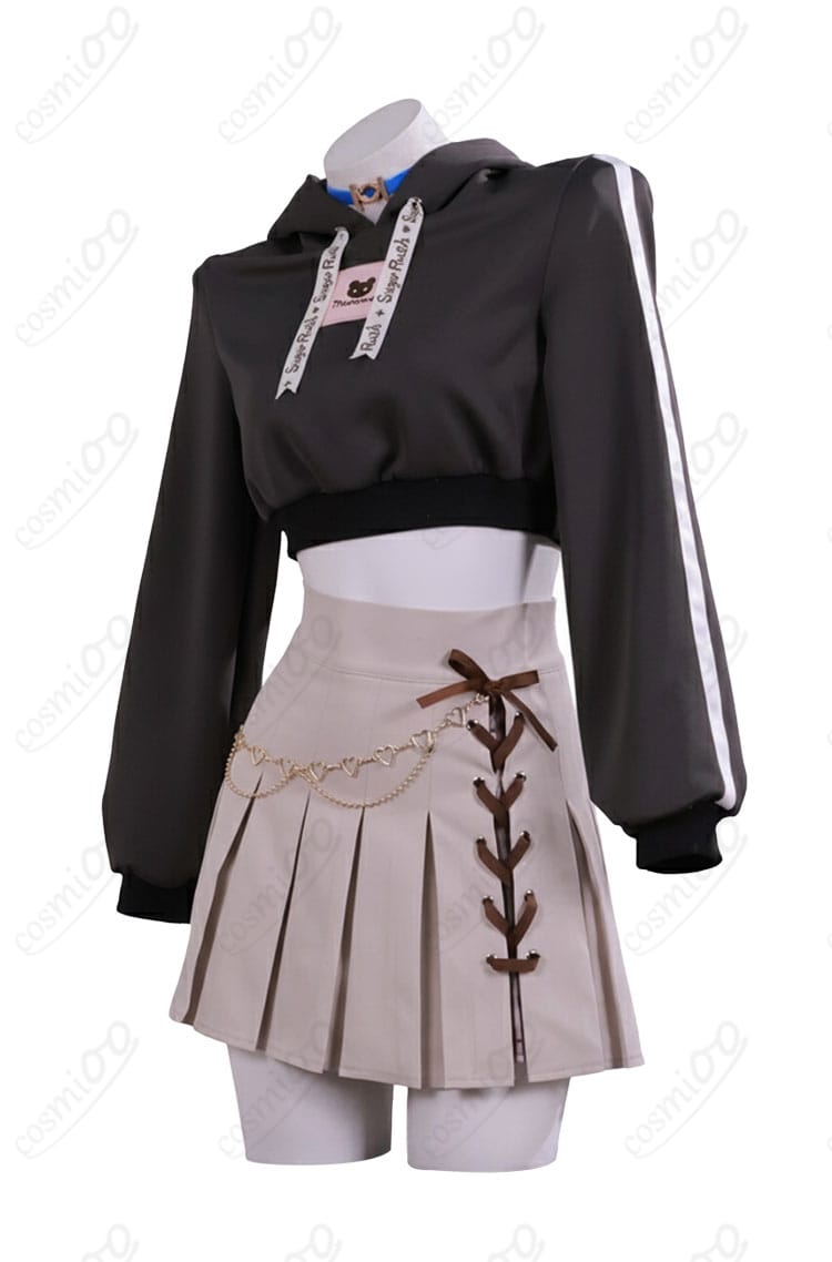 さくらみこ パーカー左側 ディテールアップ