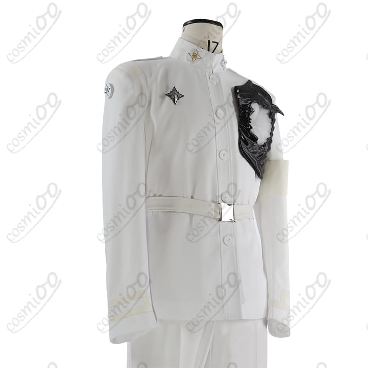 HUNDRED LINE 蒼月衛人「Ending 006」白戦闘服コスプレ衣装｜高品質フルセット - 4枚目の画像