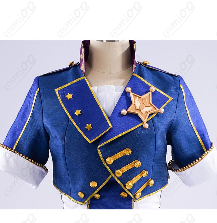 プリパラポリス コスプレ衣装 衣領デザイン細部|らぁららしいラブリー系装飾をチェック