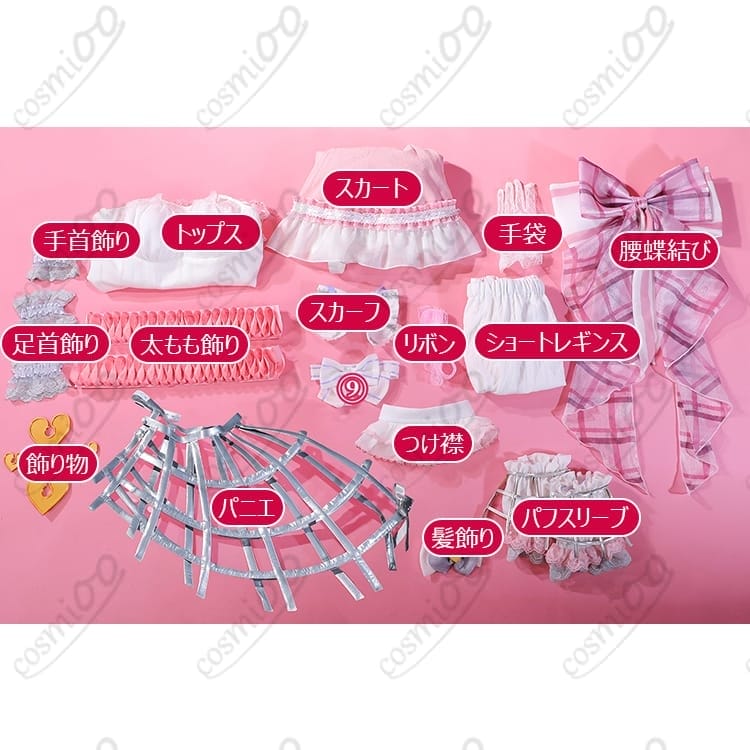プロジェクトセカイ 暁山瑞希『ハイド・クリノリン』コスプレ衣装｜可憐でゴシックな高再現フルセット - 6枚目の画像
