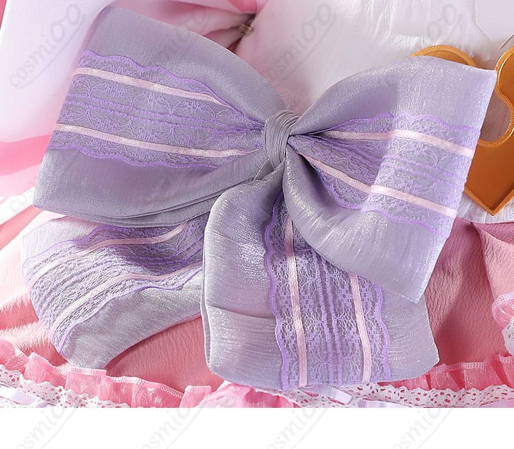 暁山瑞希 コスプレ衣装 腰リボン装飾ディテール|腰元の大きなリボンが華やかさをプラス。