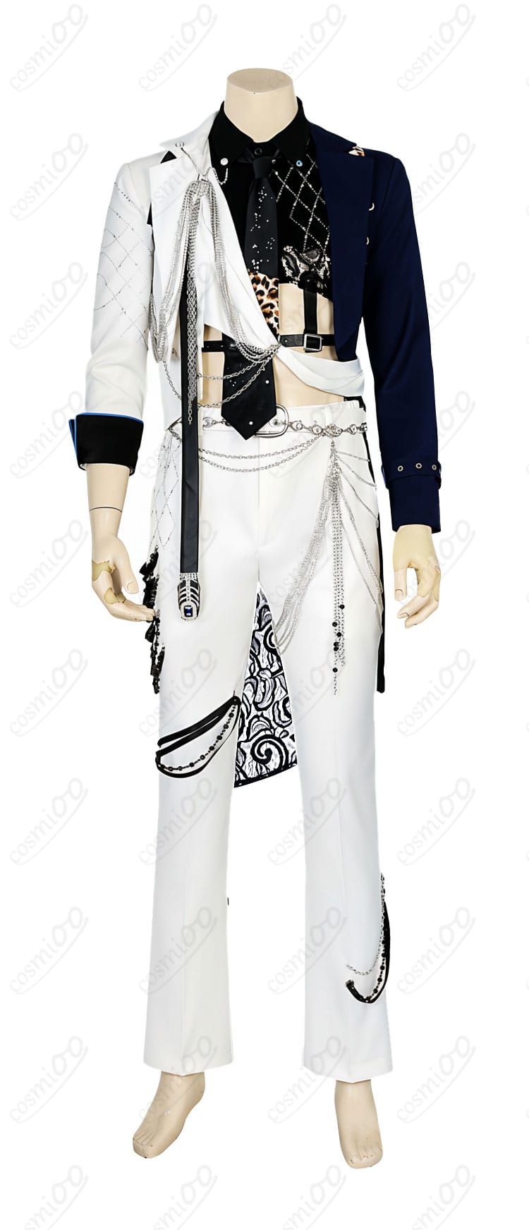 恋と深空 レイ『静域に織りなす音』コスプレ衣装 正面全体図｜上品で大人っぽいシルエット・高品質素材使用。