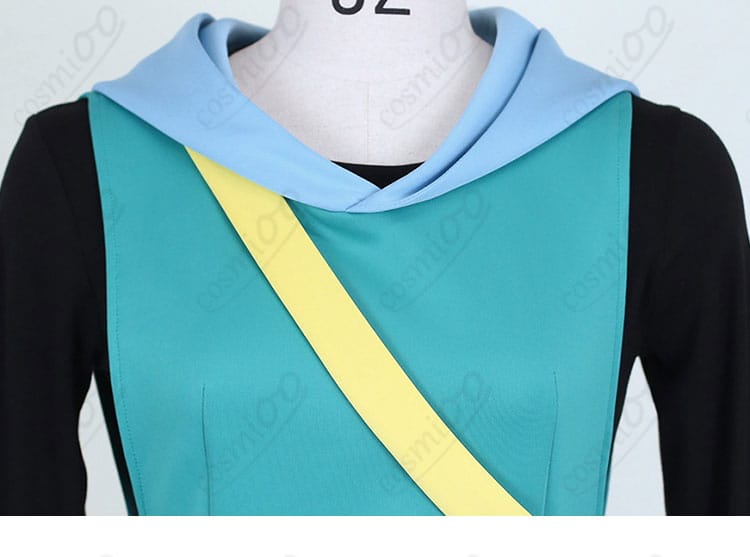 リコ メガボルテージVer コスプレ衣装 衣襟装飾ディテール|精巧なステッチと高級感ある仕上がり。