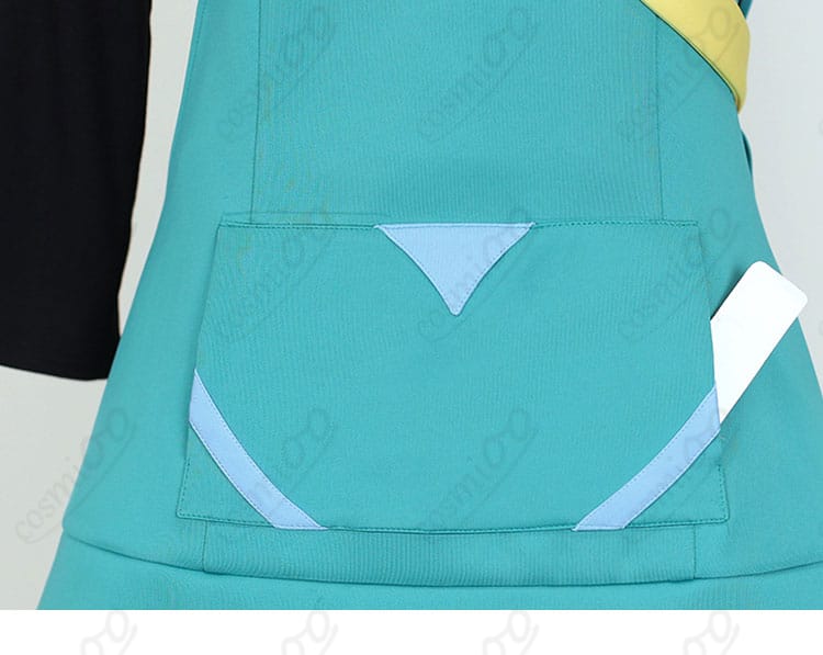 リコ コスプレ衣装 衣袋装飾ディテール|ポケットデザインの再現度が高く機能的。