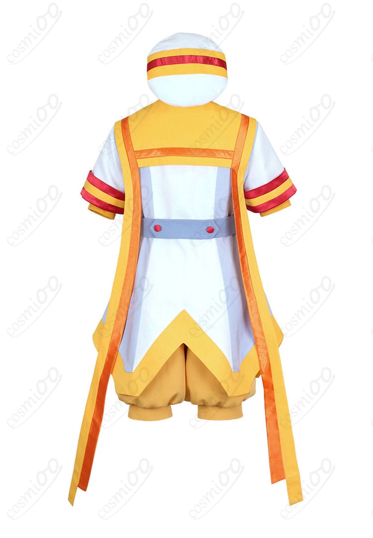 兎山大福 映画ver. コスプレ衣装 背面画像 披肩や装飾の仕上がり確認