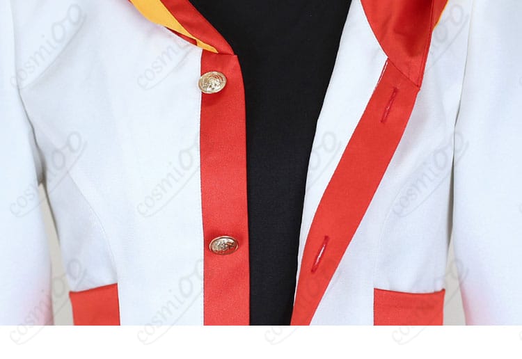 兎山悟 コスプレ 外套前合わせディテール|丁寧な仕立てでリアルな映画衣装を再現