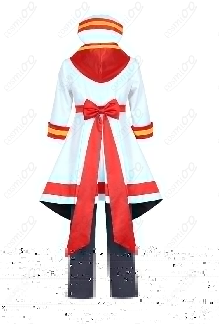兎山悟 コスプレ衣装 背面画像|リボン装飾や裁縫の丁寧な仕上がりを紹介