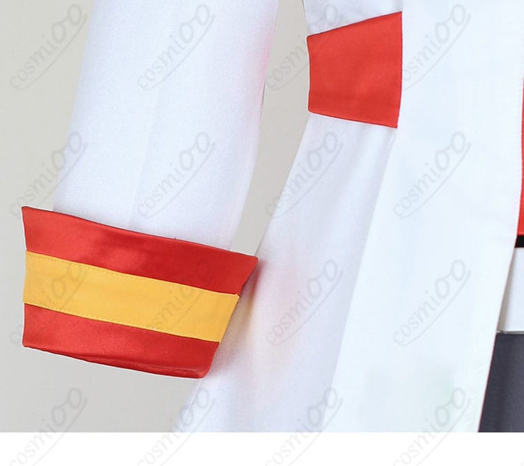 映画ver 兎山悟 コスプレ 袖口デザイン詳細|繊細なステッチと飾りボタンが特徴