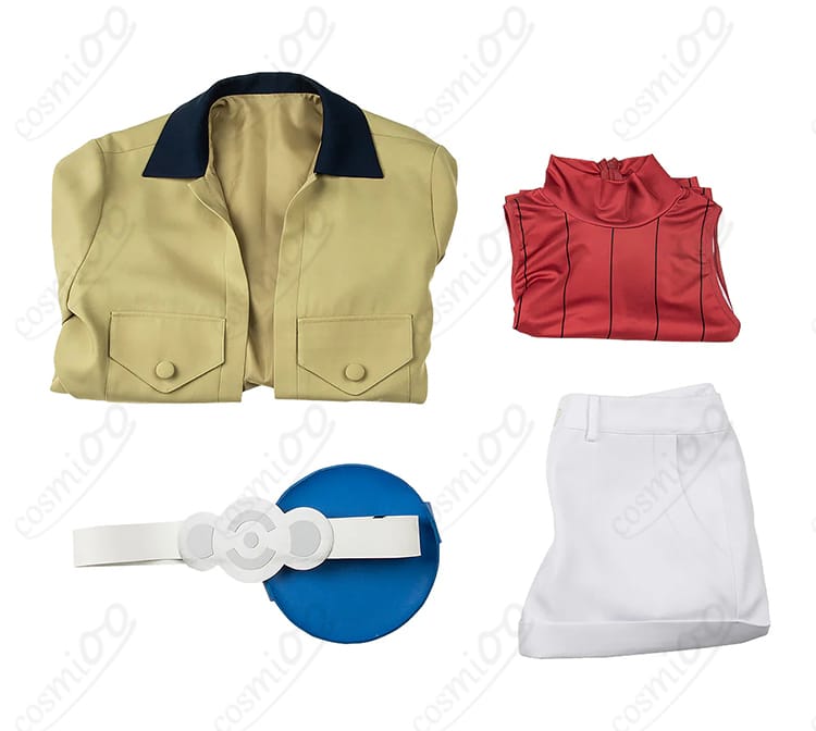 タウニー コスプレ フルセット内容展示|コート・インナー・パンツ・ウエストポーチが一式揃う