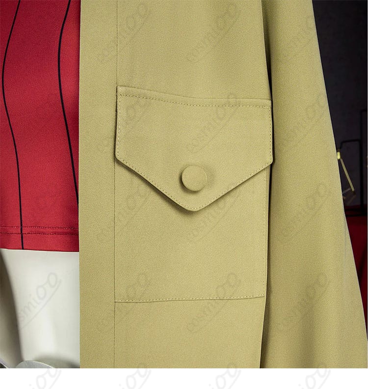 タウニー コート ポケットディテール|実用性とデザイン性を両立