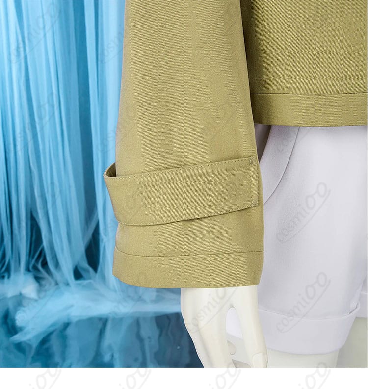 タウニー コート 袖部分ディテール|袖の形・縫い目・装飾の再現性が高い