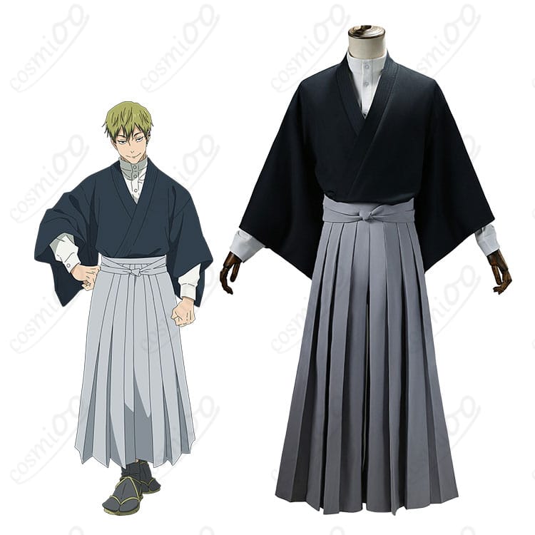 呪術廻戦 禪院直哉 コスプレ衣装とキャラクター公式ビジュアルの比較画像|高再現デザイン・イベント撮影に最適