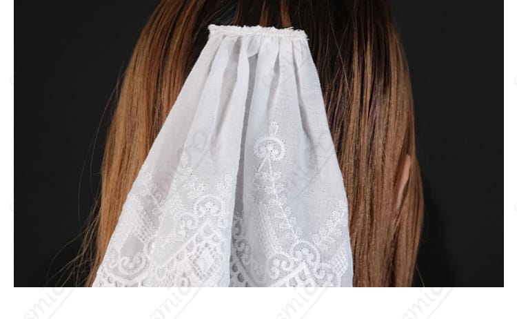 ソードアート・オンライン アスナ 星王妃 コスプレ衣装 髪飾りディテール画像|星モチーフのアクセサリーが魅力