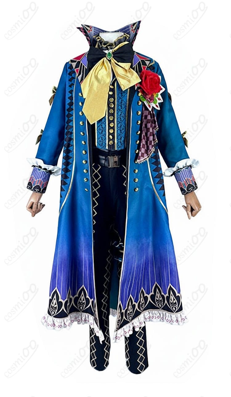 商品服装正面図｜悪魔執事と黒い猫 ナック・シュタイン ハロウィン衣装 高品質コスプレ・全体デザイン確認におすすめ