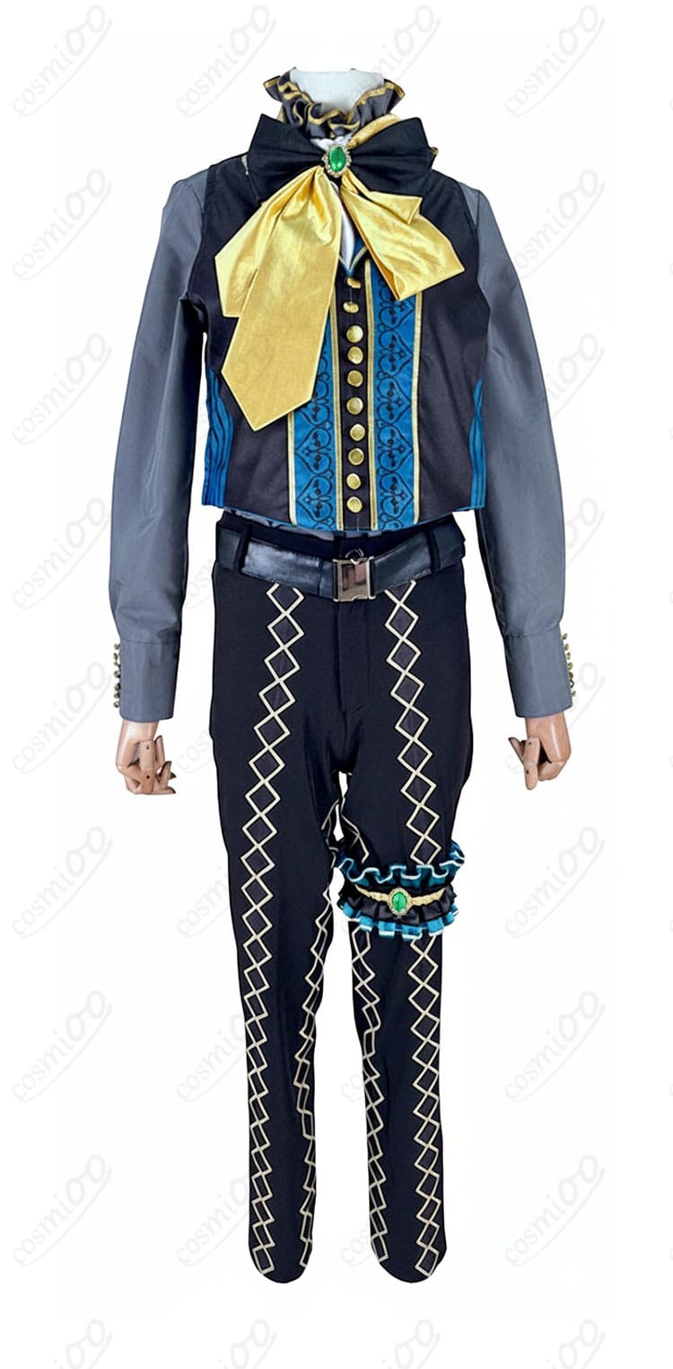 服装正面装飾細部図｜ナック・シュタイン ハロウィン衣装 胸元装飾・装飾パーツの高再現ディテール